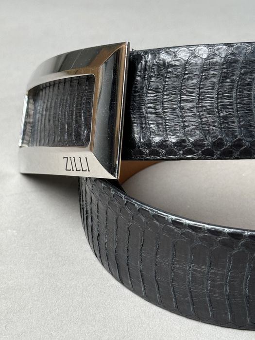 Питоновый ремень Zilli, оригинал.