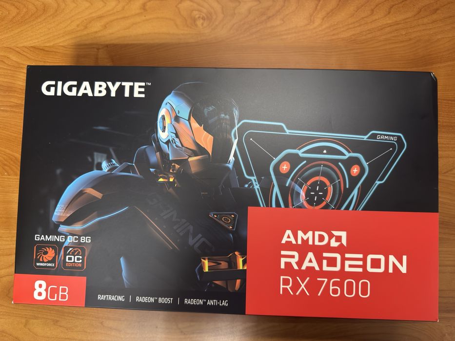 Продам відеокарту Gigabyte AMD Radeon RX 7600 Gaming OC 8G