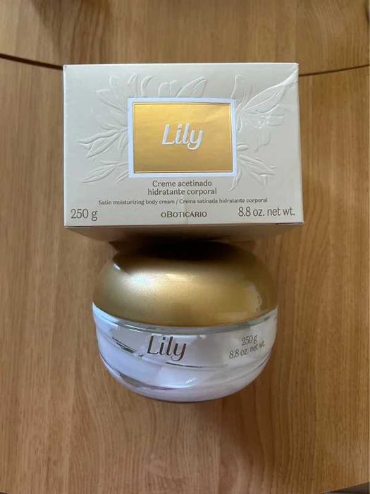 Creme Acetinado Hidratante Corporal Lily (250 g)