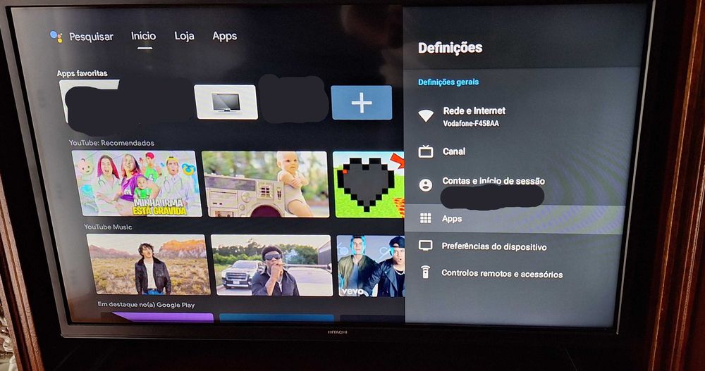 Smart TV LCD 32" Hitachi - Android TV, Google Play Store
