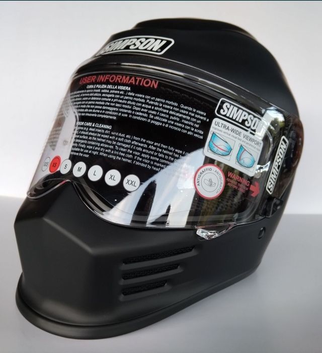 Capacete Simpson Speed Bandit. Novo.