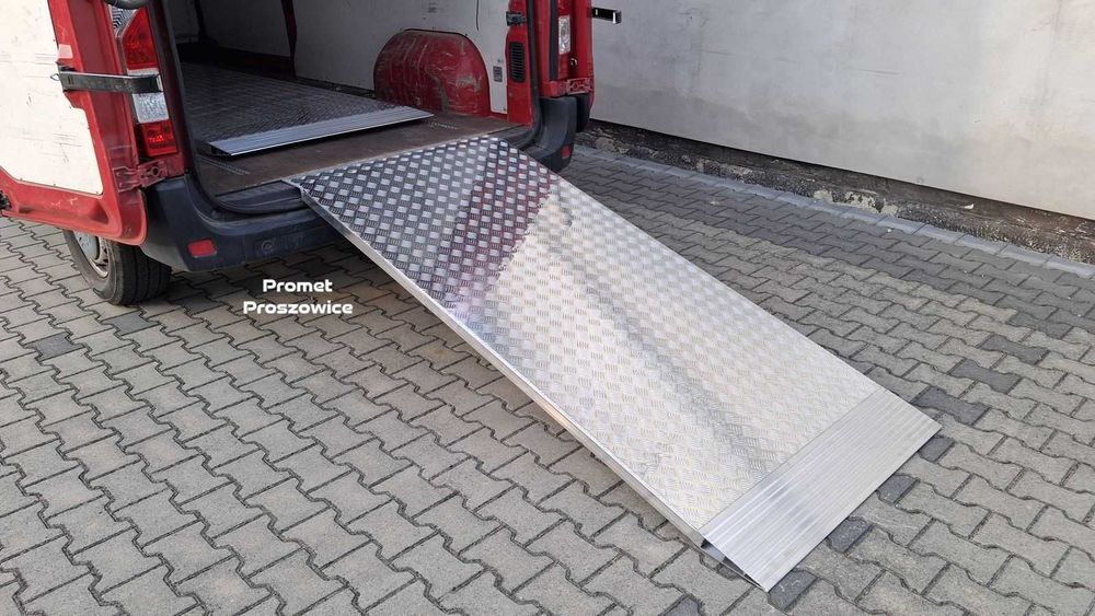 Rampa Aluminiowa 225cm x 100cm mocna - Najazd Podjazd Platforma