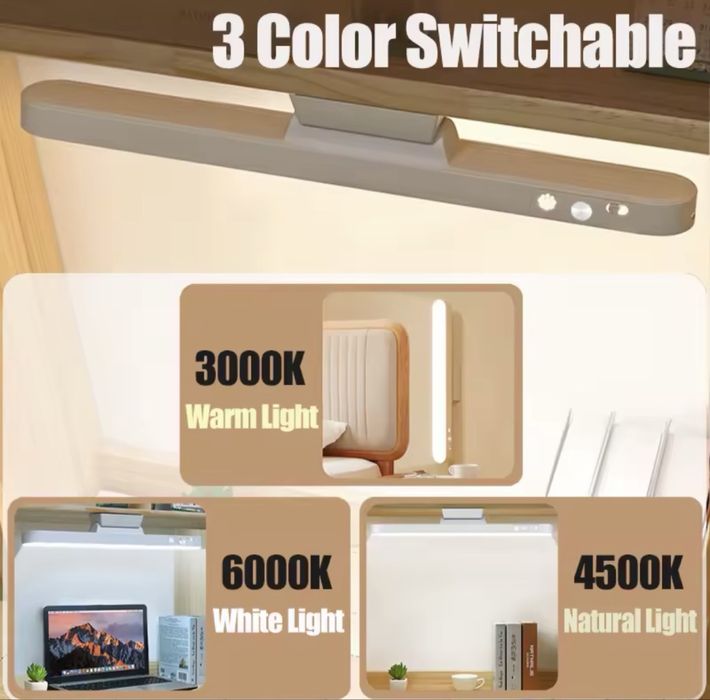 Світлодіодна лампа на магніті + пульт