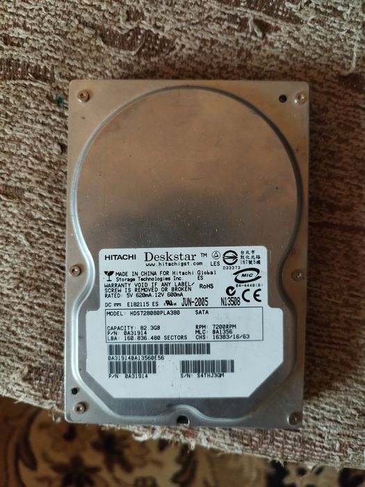 Жорсткі диски для комп'ютера HDD 3.5" SATA