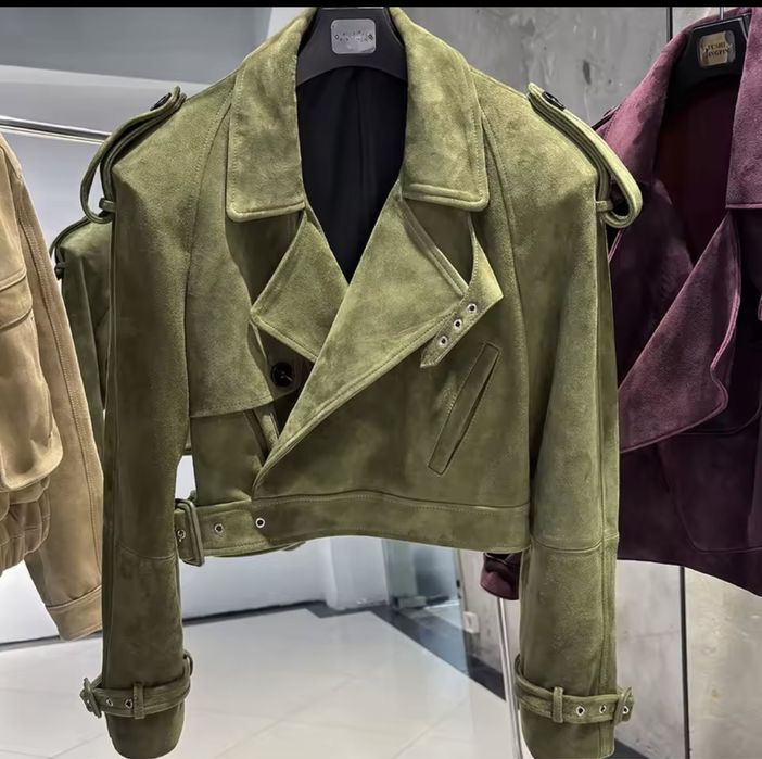 Kontantto kurtka skora naturalna czerwien xs-3xl