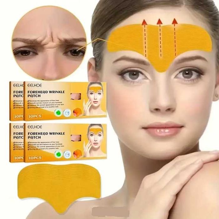 Пластир від зморшки міжбрівки та лоба