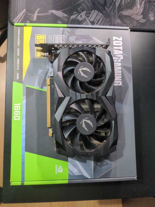 Placa gráfica Zotac NVidia GTX 1660 6GB em bom estado