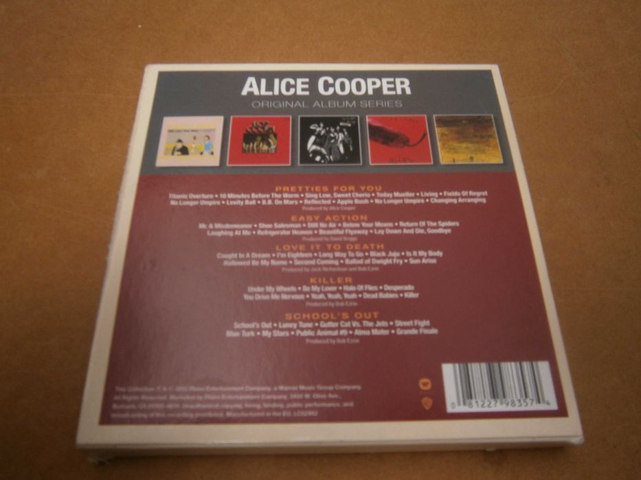 ALICE COOPER - Original Album Séries  ( Cx c/ 5 CDs )