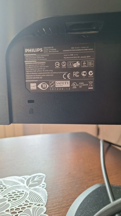 Monitor philips 221s3l led 22"