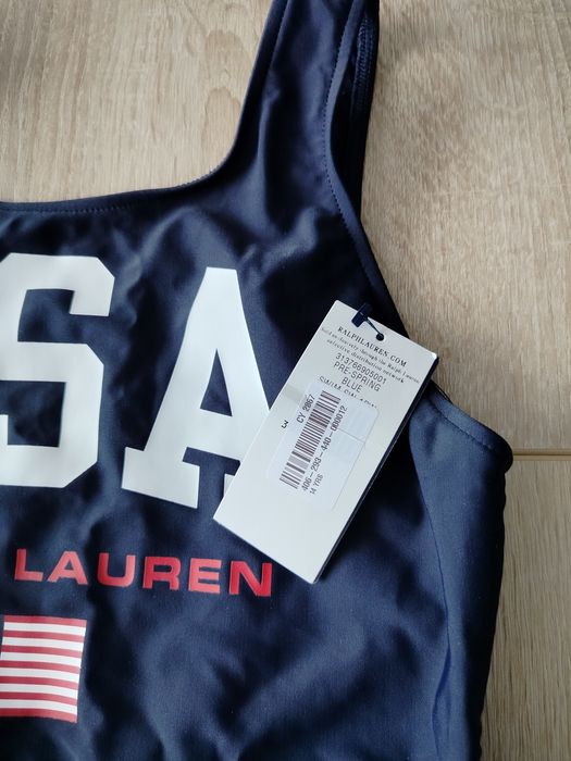 Strój kąpielowy jednoczęściowy Ralph Lauren rozmiar 14