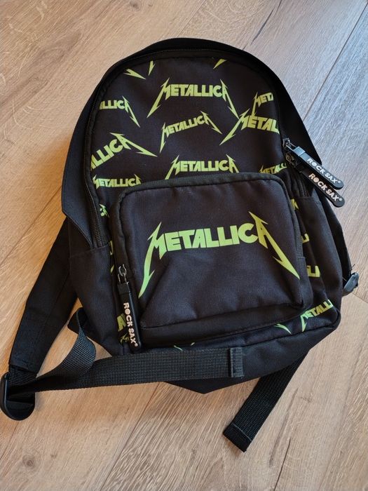 Fajny, mały Plecak dziecięcy Metallica rockowy