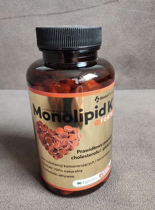 Monolipid K Forte na cholesterol 90 kaps. - 2 opakowania. Łódź Bałuty ...