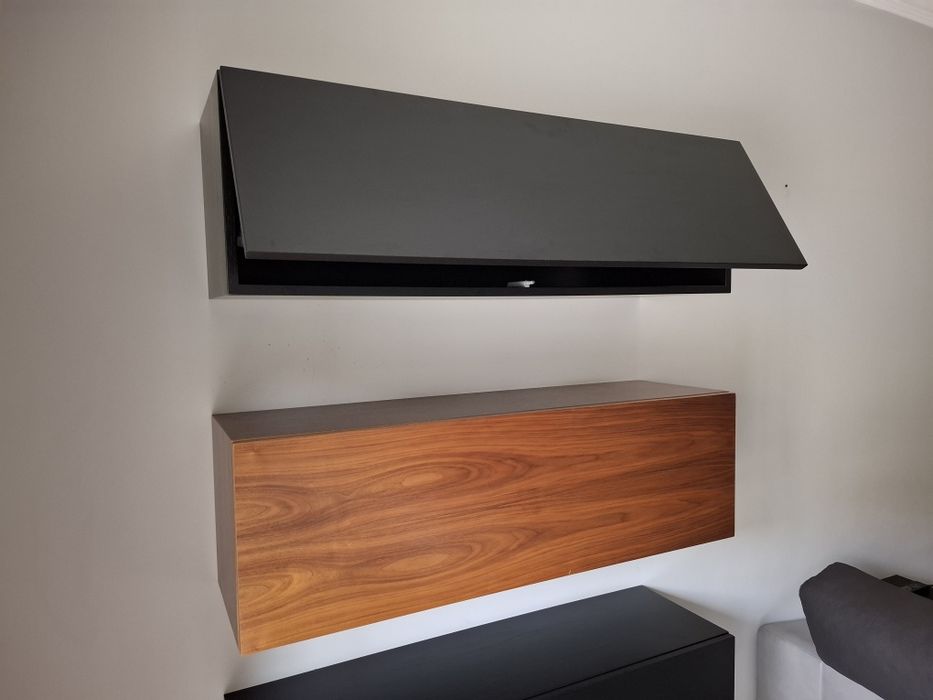 Armários de paredes Nogueira e Carvalho Wengue