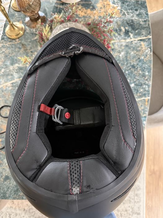 Capacete NEXX viseira escura com pinlock