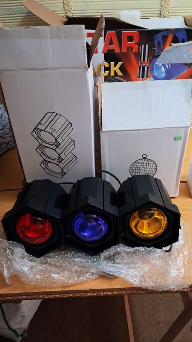 Conjuntos iluminação para discoteca e bola a facetas