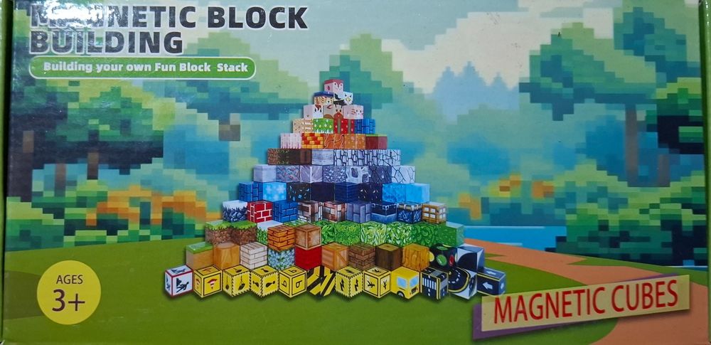 Klocki magnetyczne różne wzory