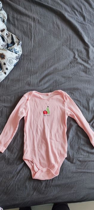 Zestaw body z długim rękawem 86/92