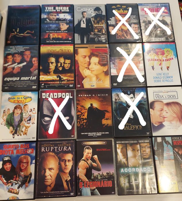 Vendo dvds originais 10=30€