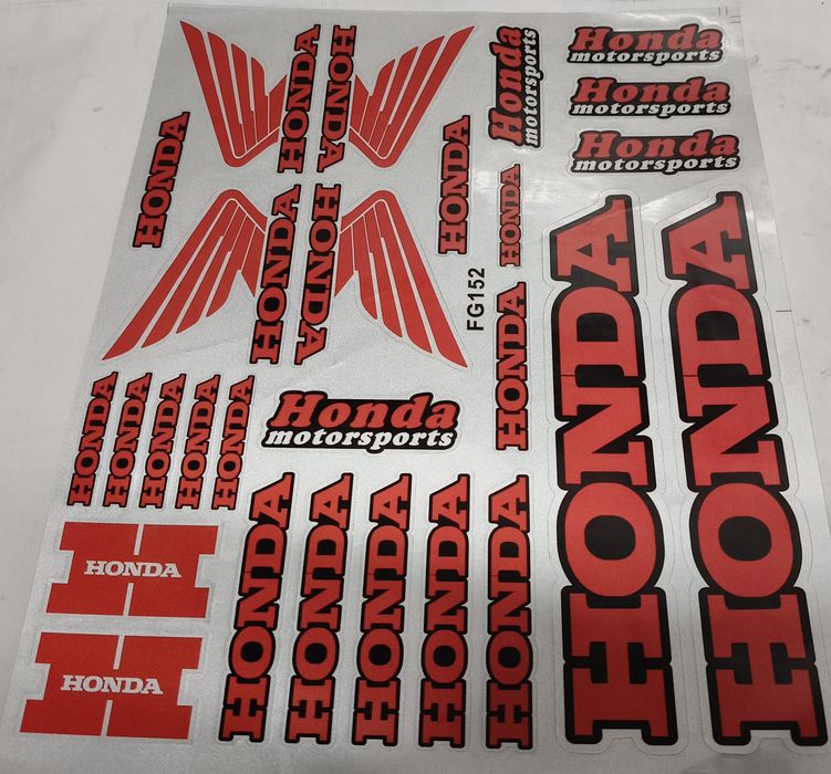 Pack de Autocolantes Adesivos Honda Cbr...Hornet... Shadow