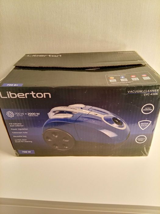 Новий пилосос Liberton LVC-4306 700W — в коробці, з докуметами