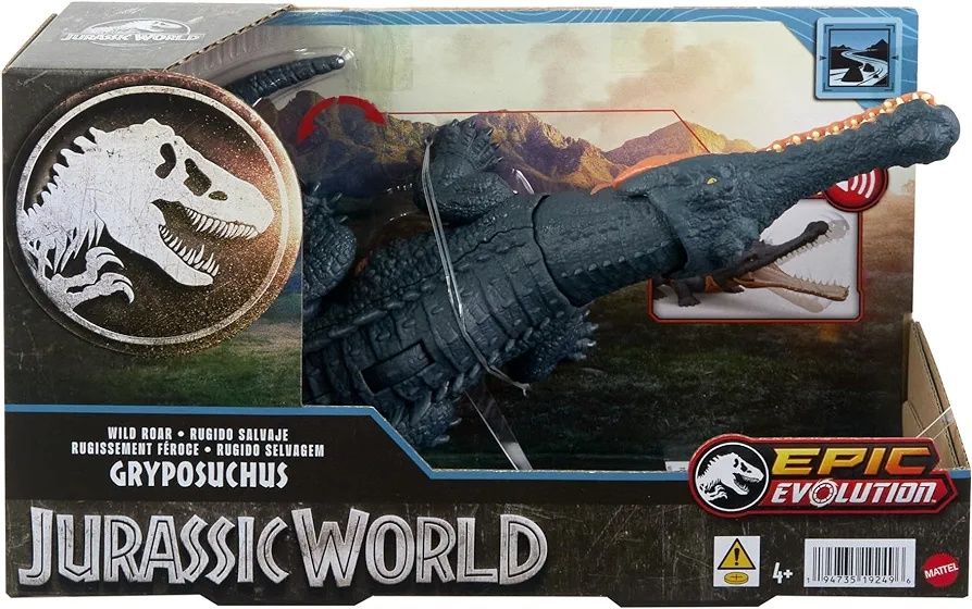 Jurassic World Gryposuchus dinossauro articulado - aprox 35 cm - NOVO
