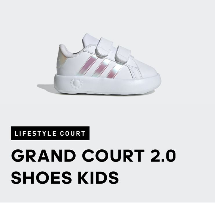 Кросівки для дівчинки Adidas GRAND COURT 2.0 KIDS