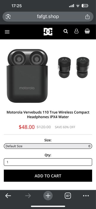 Навушники безпровідні моторола vervebuds motorola