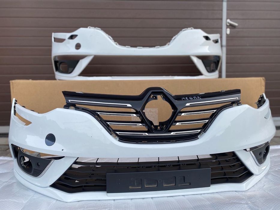 Бампер Megane IV Меган 4 передній бампер решітка поворотник