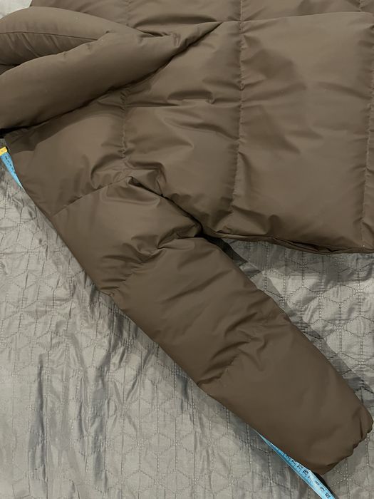 Зимовий пуховик темний шоколад