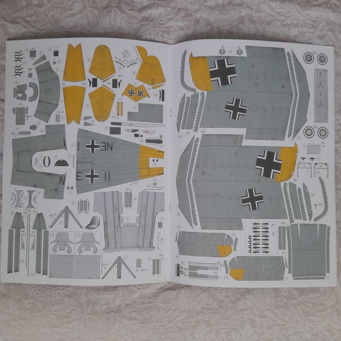 Samolot Luftwaffe RWD-8, 1:33, wyd. MPModel, stan bardzo dobry