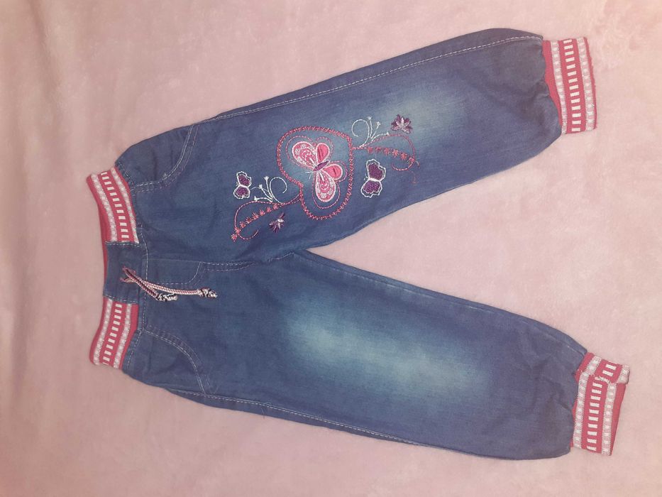 Штани джинсові та спортивні для дівчинки на 6-12міс, 1-2, 3 роки