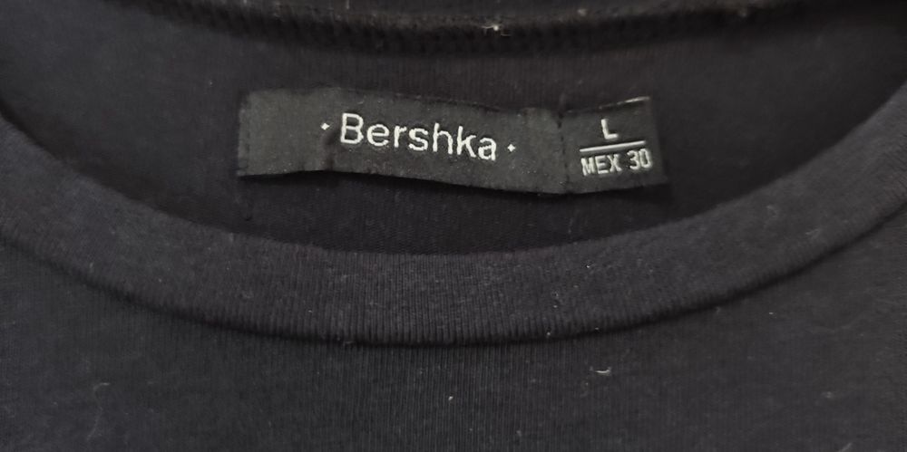 Body Preto Bershka