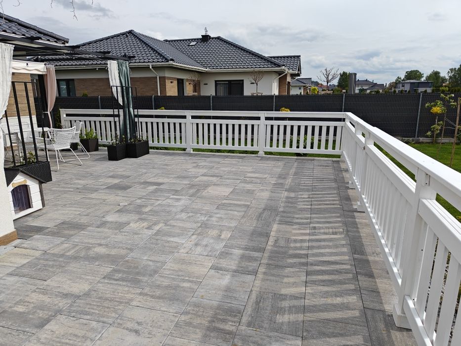 Barierki olchowe, balustrady drewniane