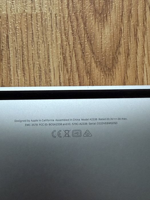 MacBook Pro 13 2020 M1 8/256 GB A2338