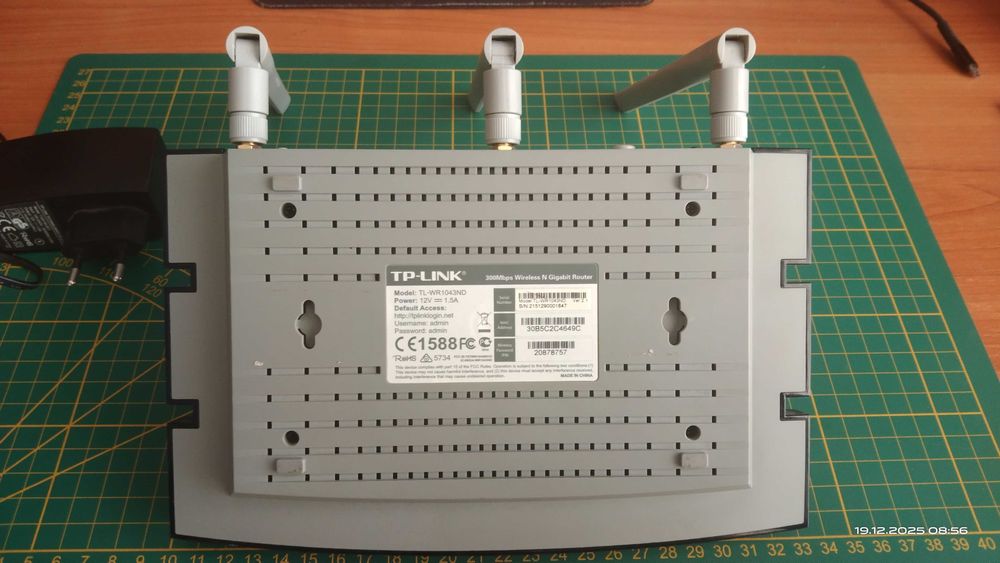 Router Wifi 2.4Ghz TP-LINK TL-WR1043ND 450Mbps