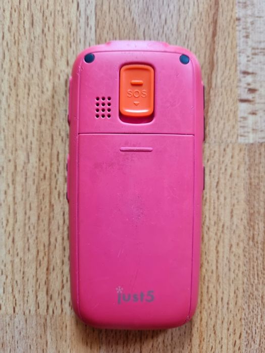Кнопочный телефон just5 cp10 розовый
