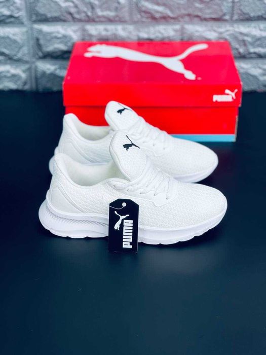 Puma Кроссовки белые женские Пума Осень 2026 Новинка женские красовки / Кроссовки Puma белые женские Спортивные White New! Кросівки Пума