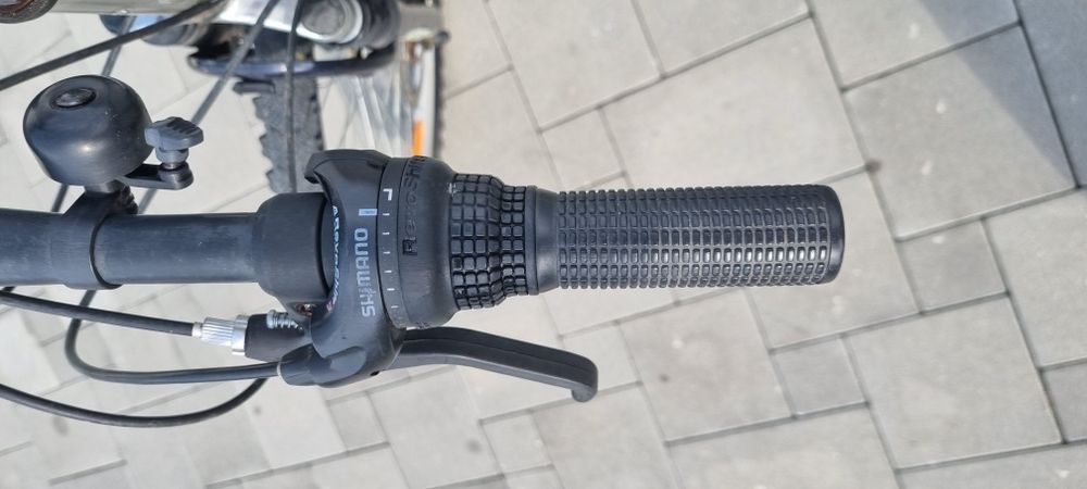 Rower Horizon crazy 26" srebrny z amortyzatorem