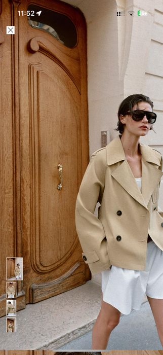 Короткий тренч ZARA