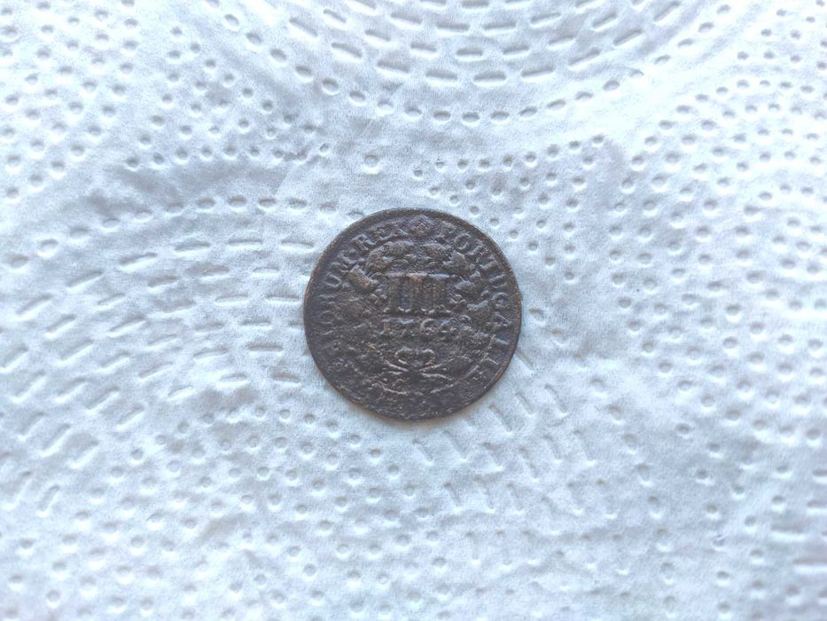 Moeda III Reis 1764 #1