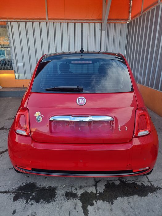 Fiat 500 vermelho