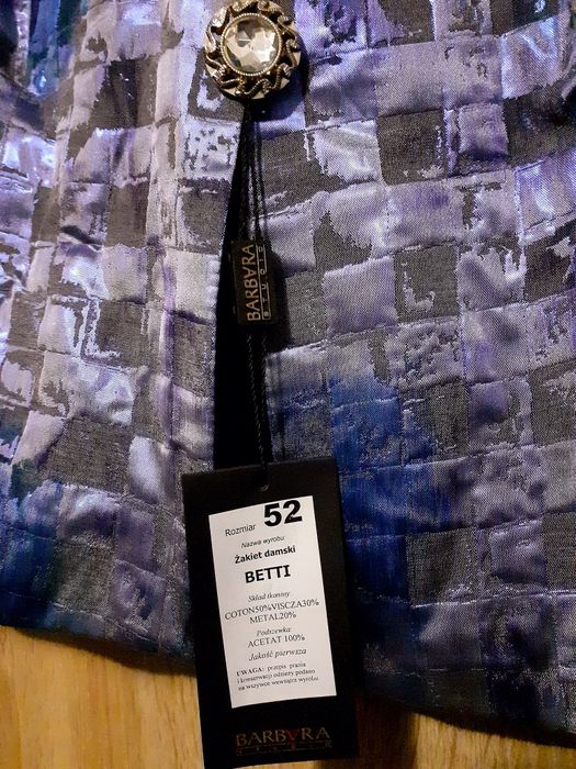 Żakiet Marynarka Damska Barbara nowa