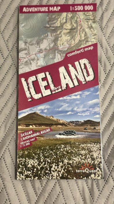 Islandia comfort map , adventure map