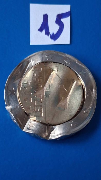 Luxemburg 2 Euro Destrukt rok 2014