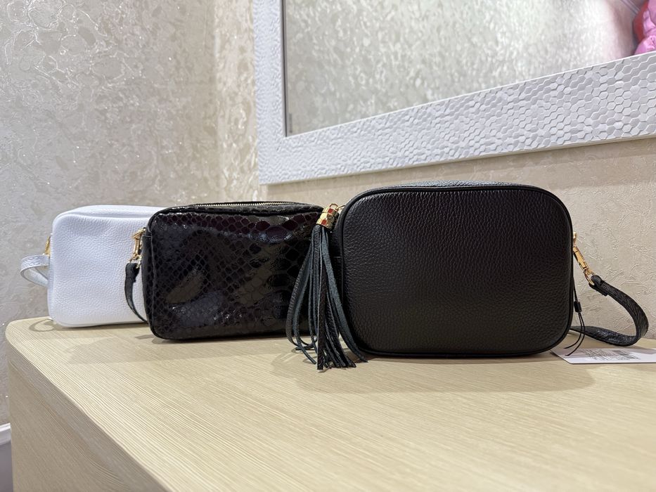 Натуральна шкіра, жіночі сумочки. НОВІ