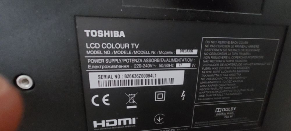 Telewizor Toshiba 26"