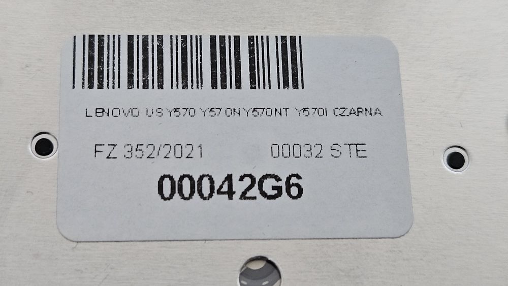 NOWA Klawiatura PL do Lenovo IdeaPad y570