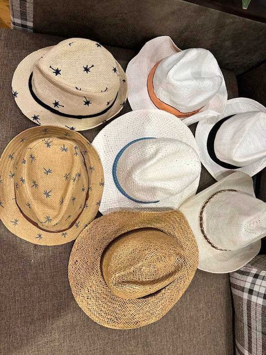 Солом'яні брилі капелюшки шляпи Сумки на туризм  стікери цукру ваги