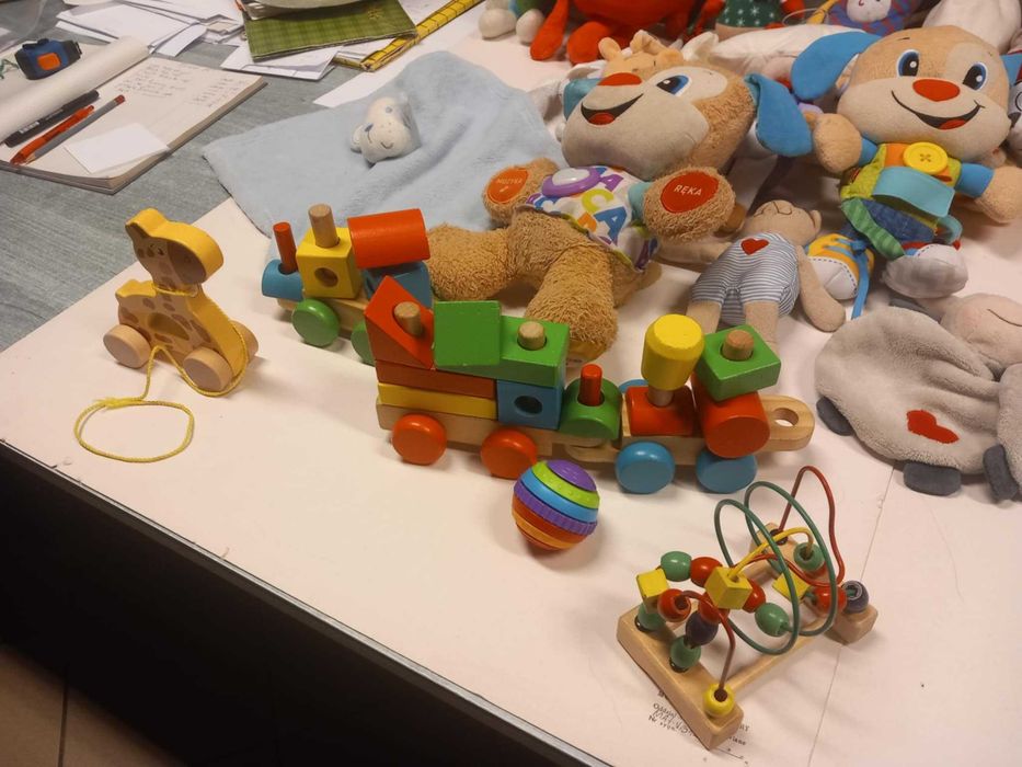 misie fisher price, miś szumiś, pluszaki i zabawki