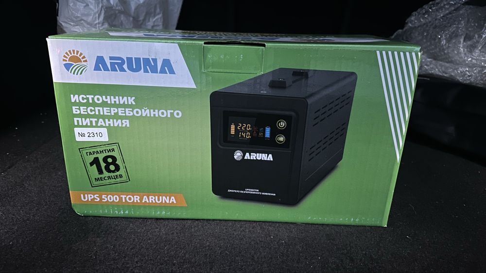 Інвертори, ДБЖ Volt Polska 1500e, ARUNA ,  батарея